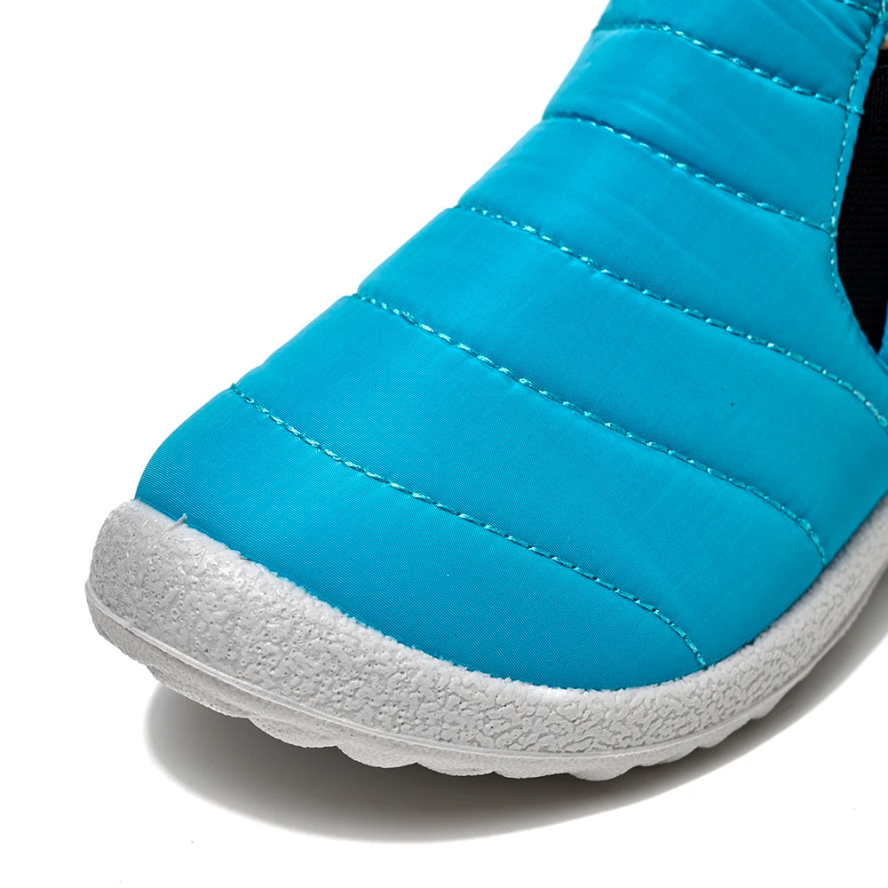 Warm Plush Leather Winter Snow Boots for KIds