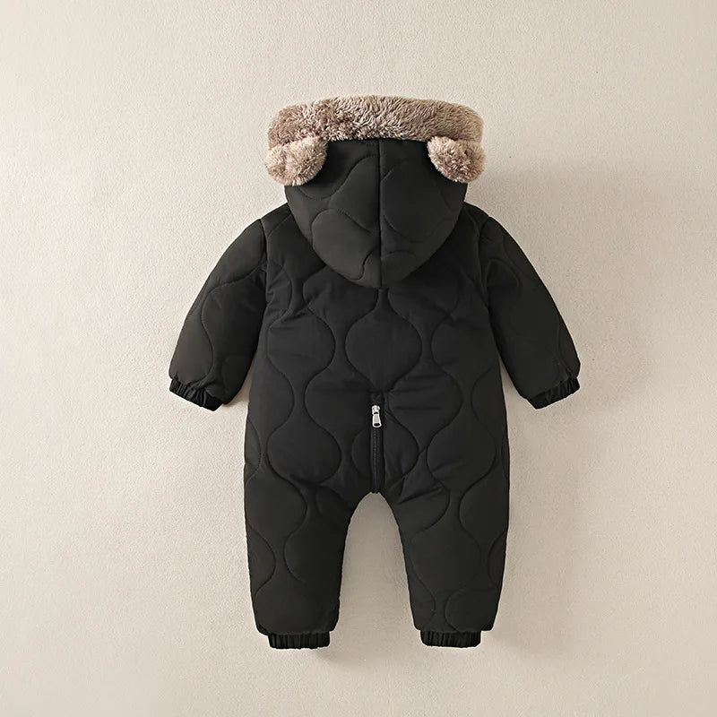 Baby Kids Long-Sleeved Casual Winter Jumpsuits