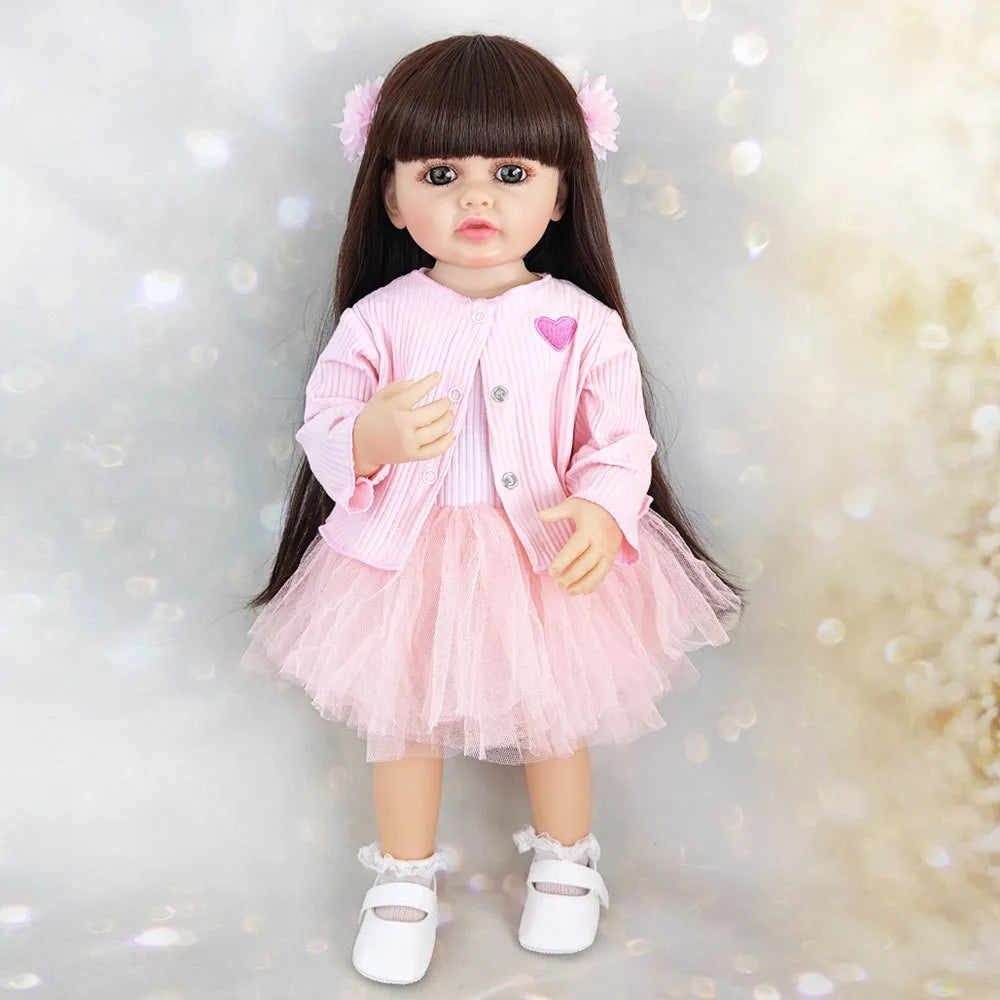 Soft Silicone Lifelike Girl Doll Birthday Gift childrensterritory