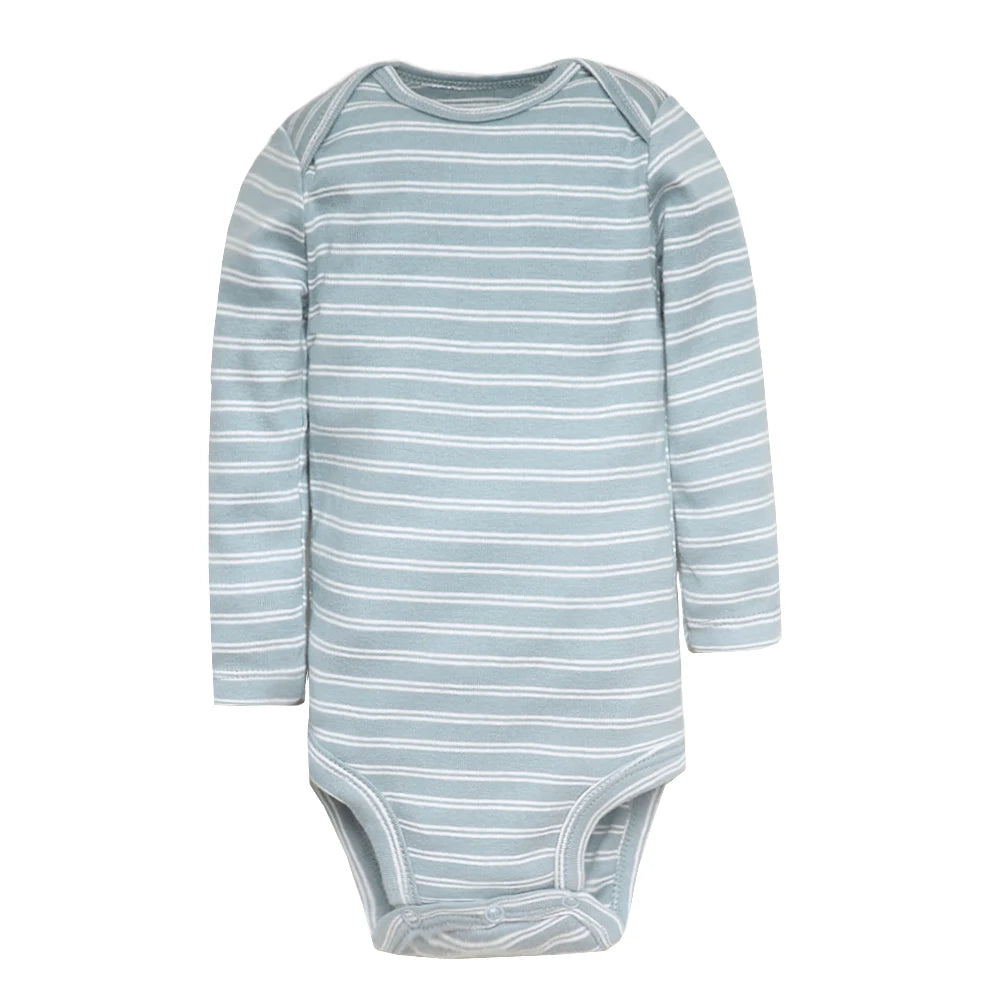 Cartoon Print Soft Cotton Bodysuits For Newborn Babies childrensterritory