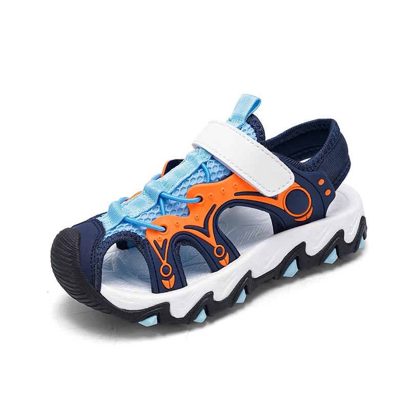 Closed-Toe Aquatic Sport Sandals for Kids Boys Girls