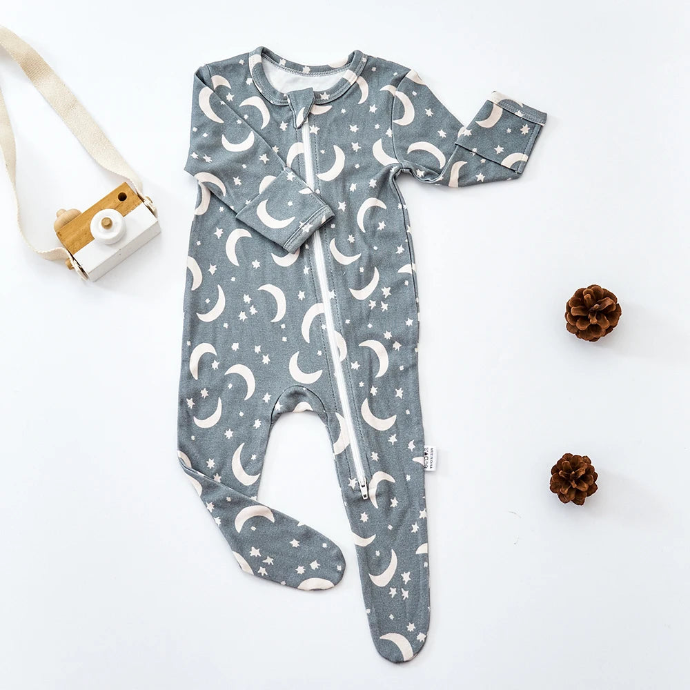 Newborn Nordic Pattern Bamboo Cotton Romper childrensterritory