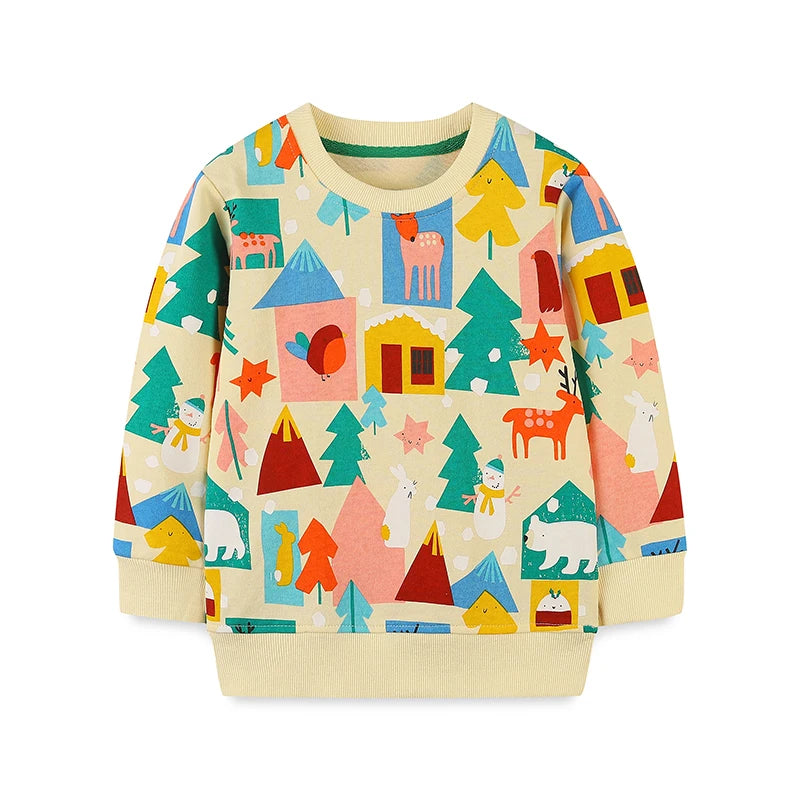 Little Boys Cotton Various Pattern Sweatshirts childrensterritory