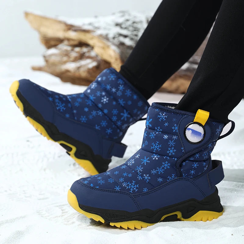 Kids Warm Designer Sports Snow Boots