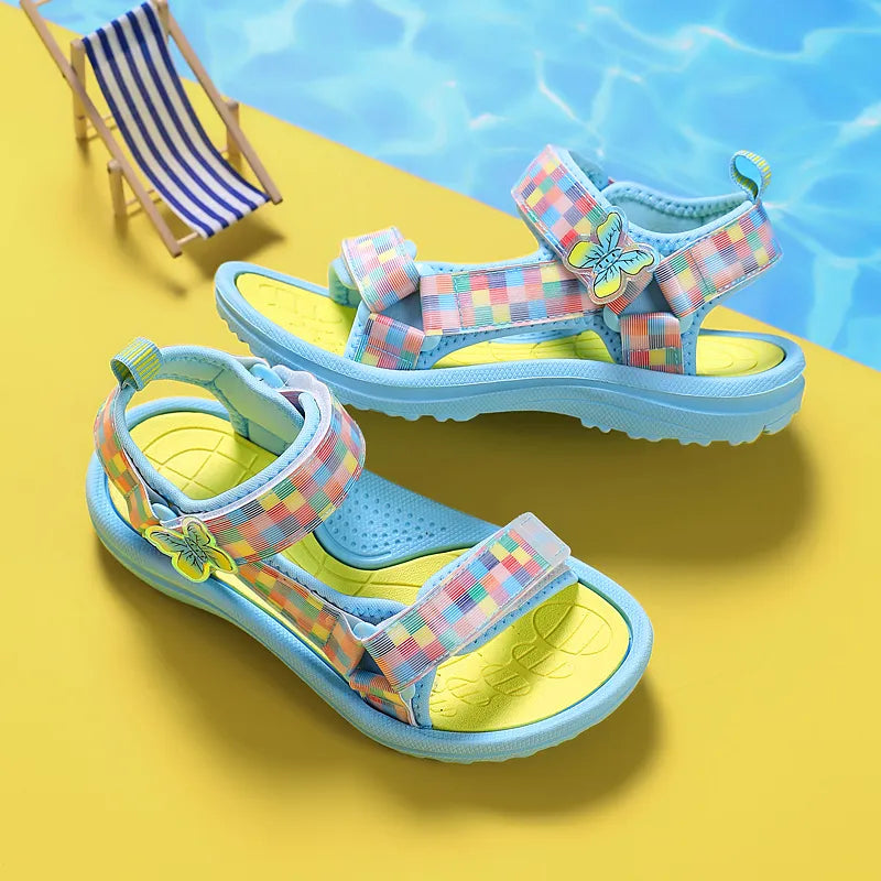 Cute Pearl Design Non-Slip Summer Sandals for Kids Girls childrensterritory