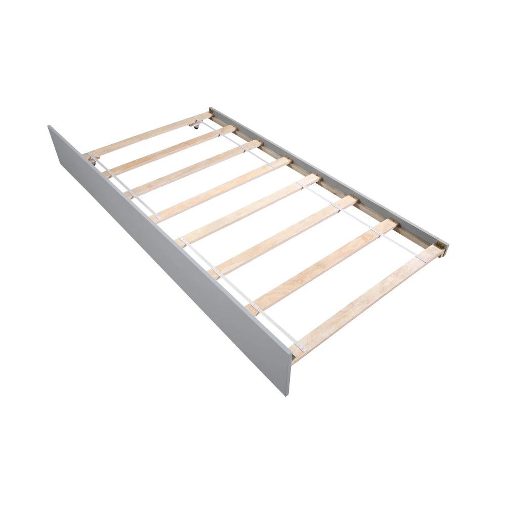 Twin Bed Frame with Headboard and Footboard
