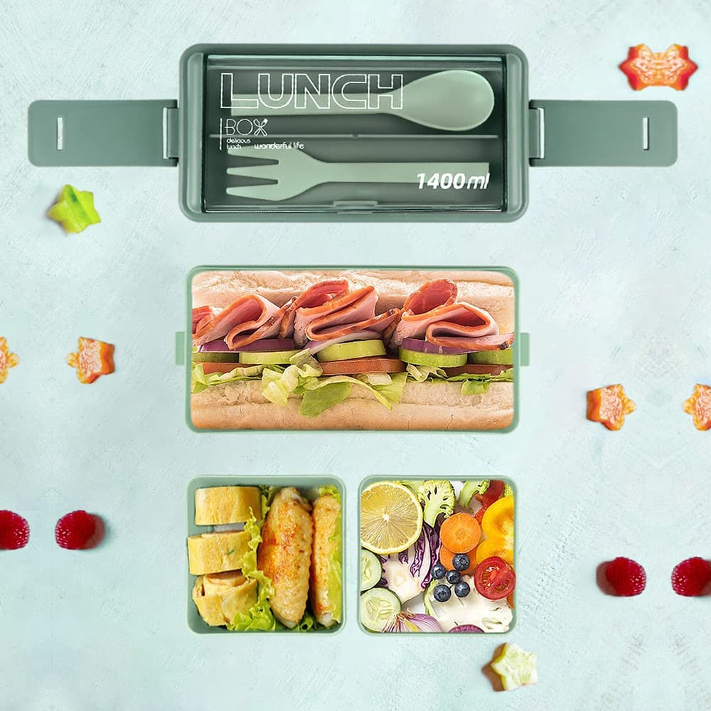 Kids Bento Lunch Box With Removable Compartments childrensterritory