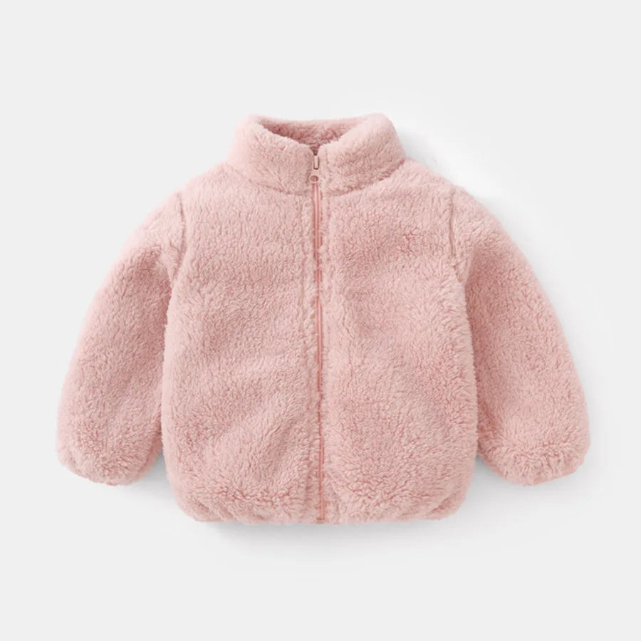 Kids’ Long-Sleeve Winter Casual Soft Jacket childrensterritory