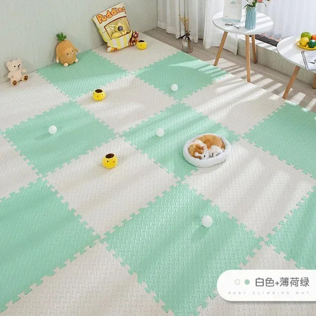 Soft Interlocking Puzzle Mat Play for Kids Room