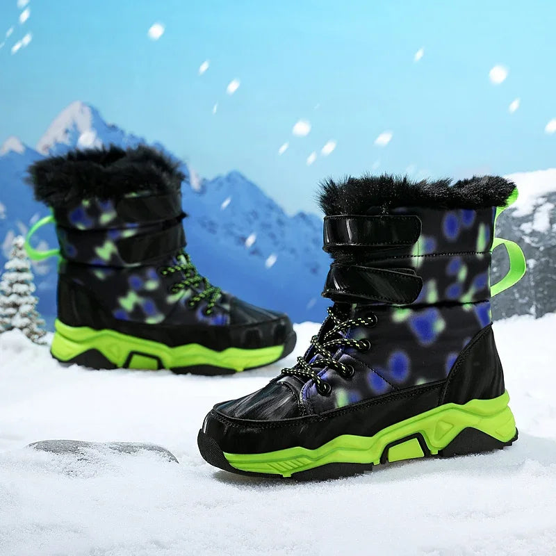 Non Slip Cotton Warm Sports Shoes for Kids Boys childrensterritory