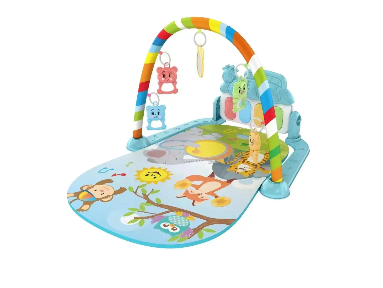 Baby Cartoon Design Musical Piano Crawling Pad childrensterritory