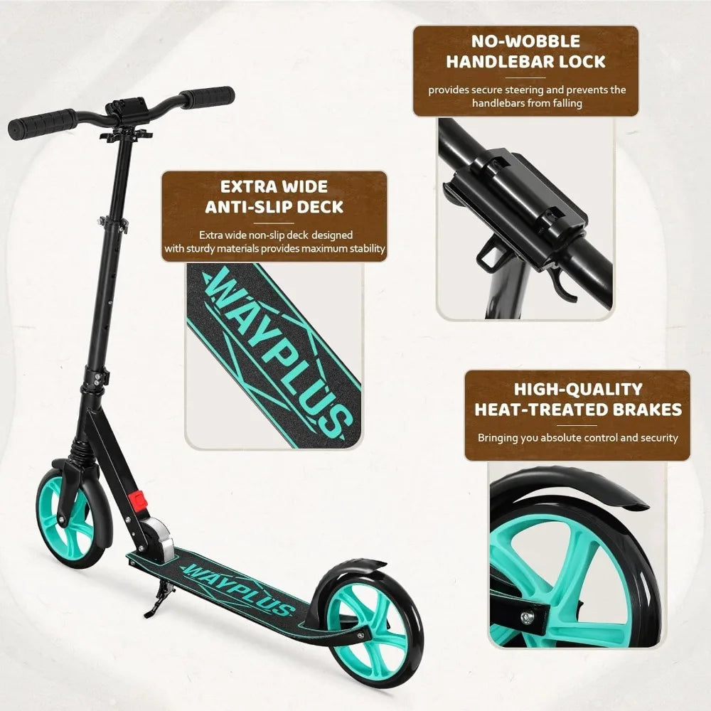 4 Adjustable Levels Kids Kick Scooter with Max Load 240 LBS childrensterritory