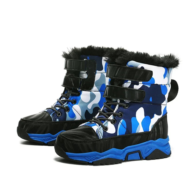 Non Slip Cotton Warm Sports Shoes for Kids Boys childrensterritory