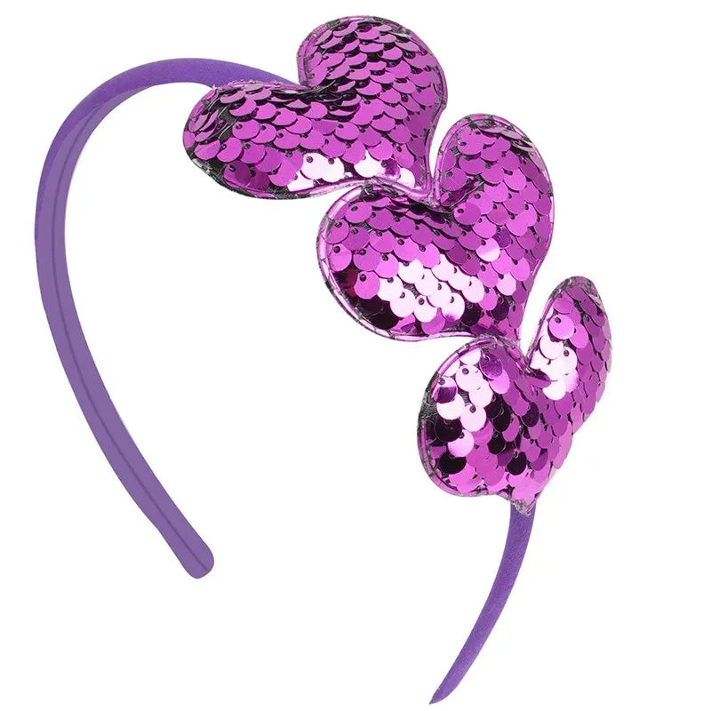 Heart-shaped Colorful Simple Headbands for Girls childrensterritory