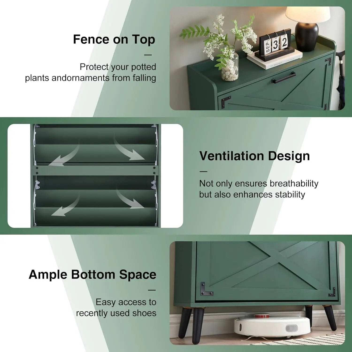48"x16" Modern Small Computer Desk with Storage Shelves