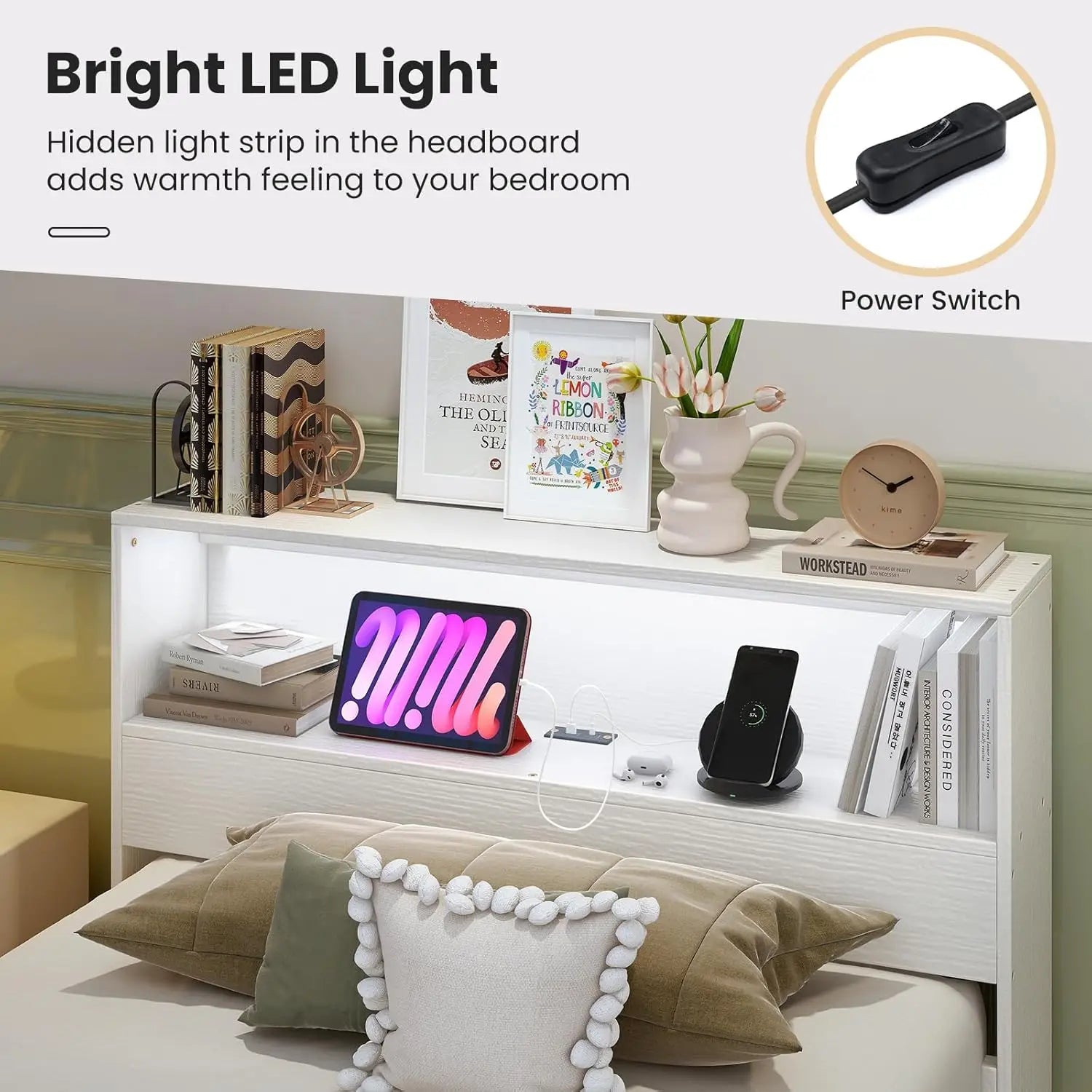 Modern Kids Bed Frame with Stylish & Functional Design childrensterritory