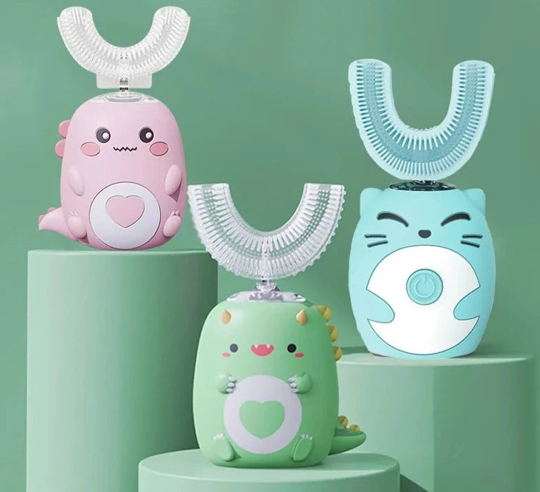 Kids U-shaped Teeth Whitening Electric Toothbrush childrensterritory
