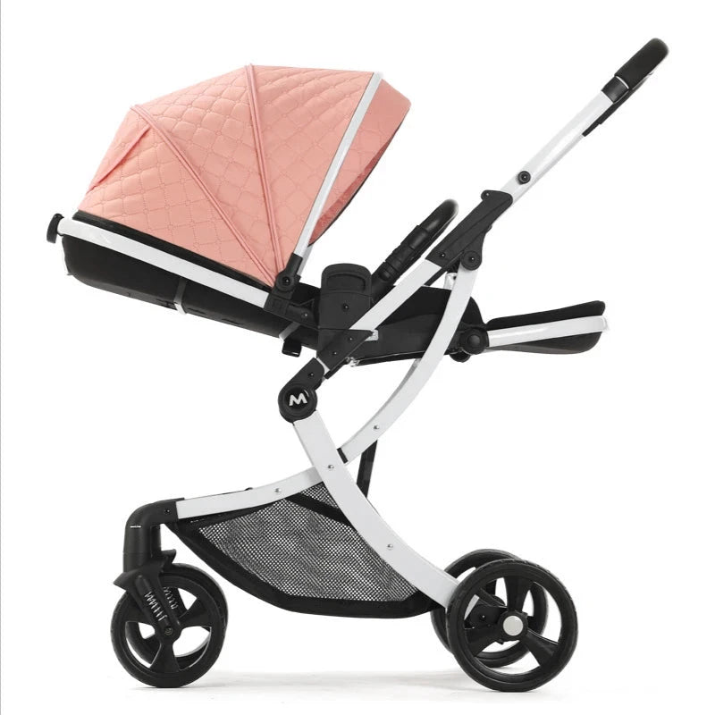 Elevated Baby Stroller with Lightweight Eggshell Design childrensterritory