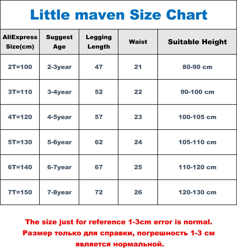 Little Girls Cartoon Flowers Print Leggings/Trousers childrensterritory
