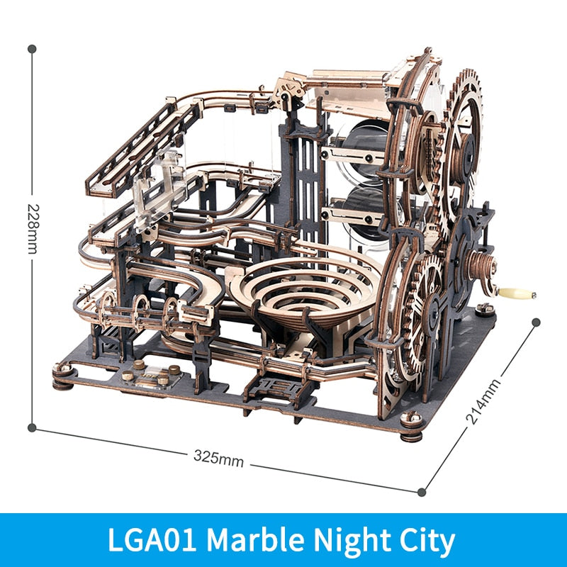 3D Wooden Puzzle Toy Marble Night City for Kids childrensterritory