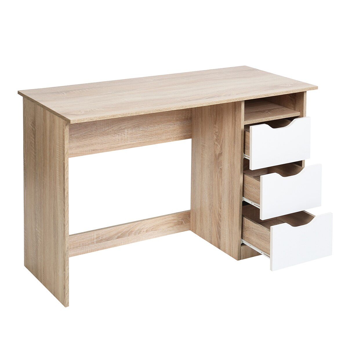43.3 Inch Wooden Table/Workbench with Drawers childrensterritory