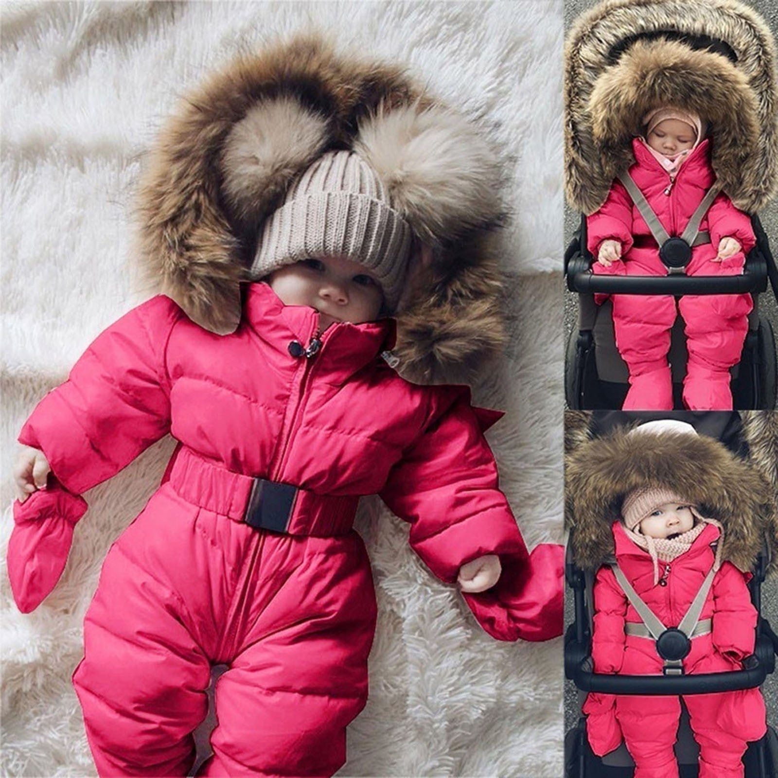 Baby Boy/Girl Warm Thick Hooded Snowsuit/Outerwear childrensterritory