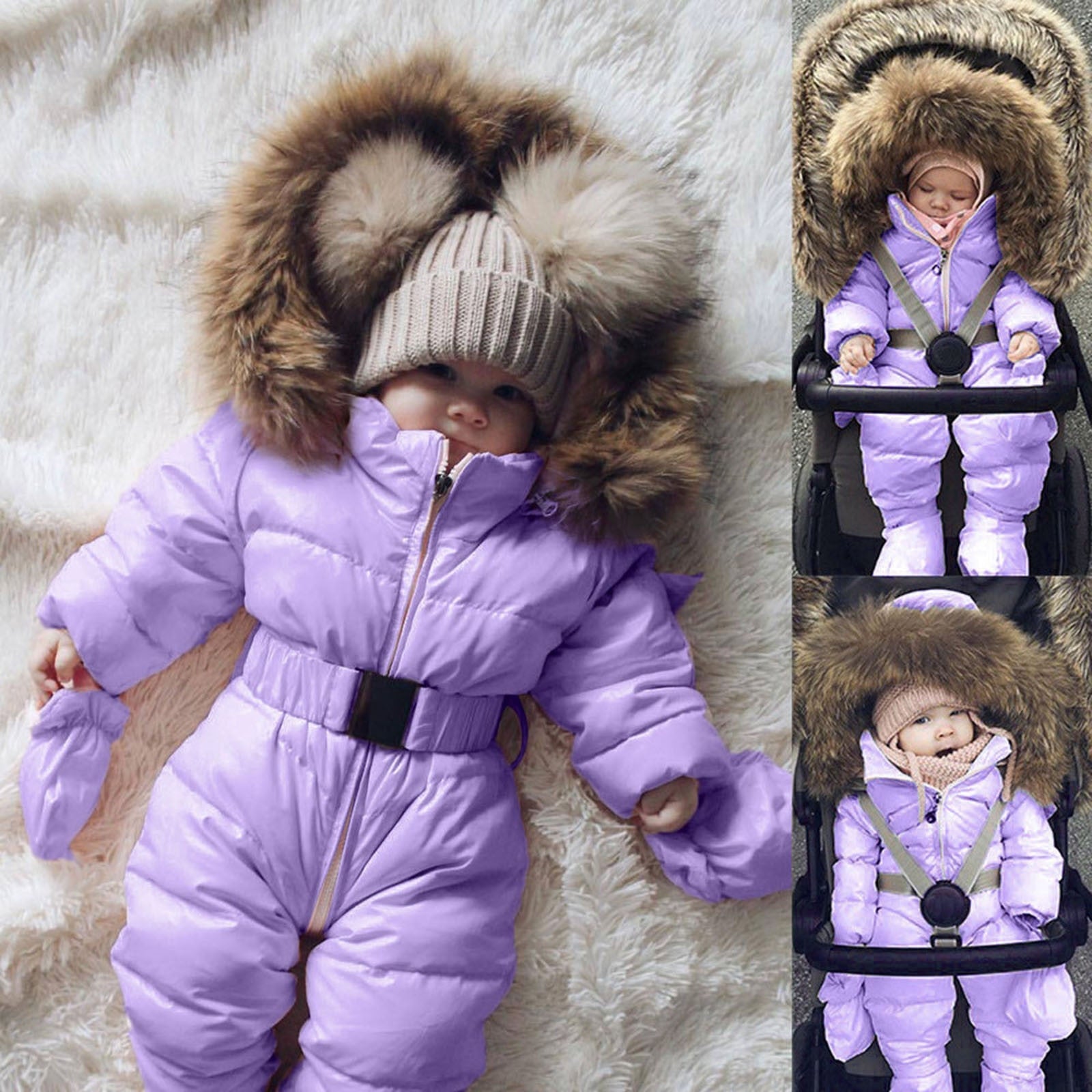 Baby Boy/Girl Warm Thick Hooded Snowsuit/Outerwear childrensterritory
