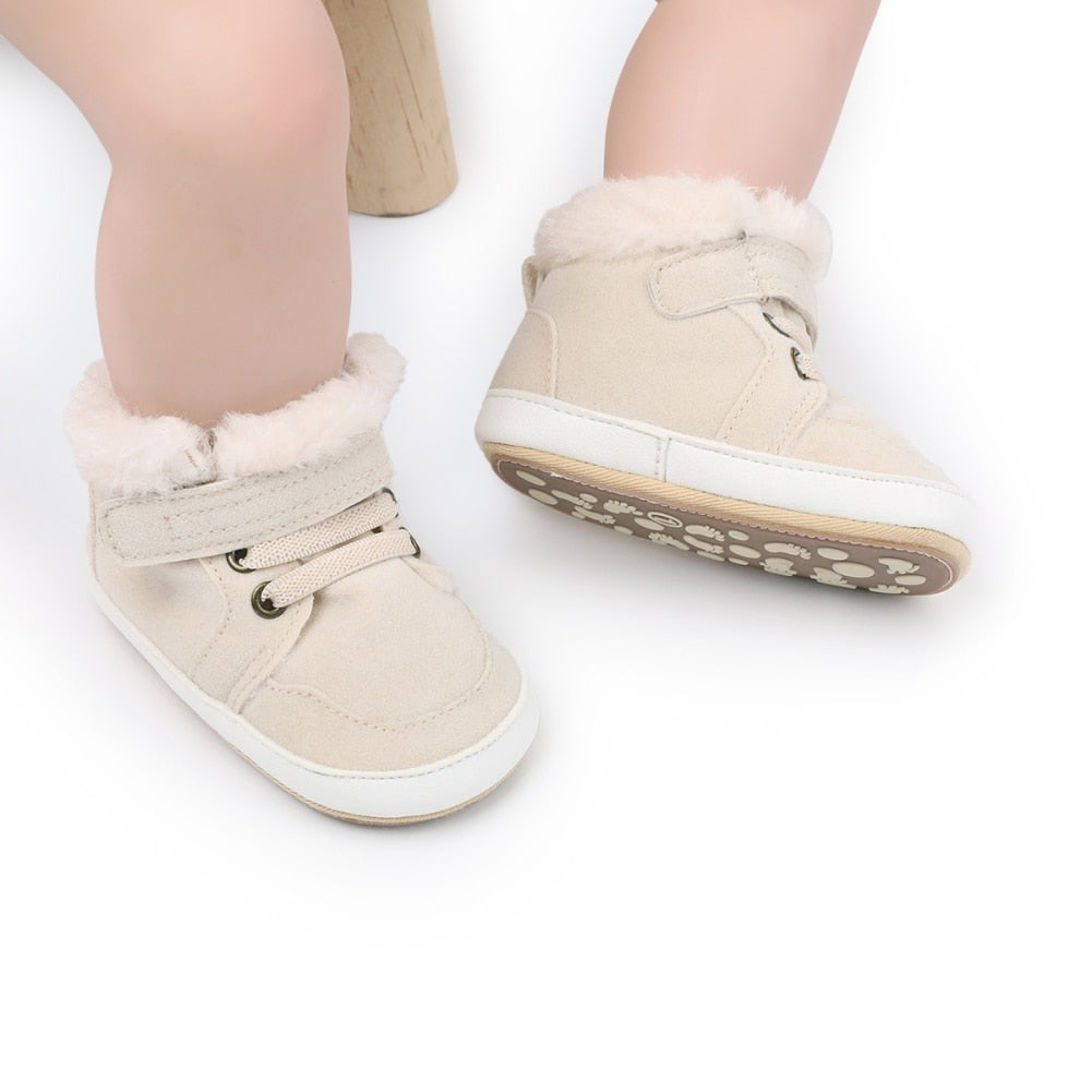 Baby Boys Girls High-Top Soft Anti-Slip First Walker childrensterritory