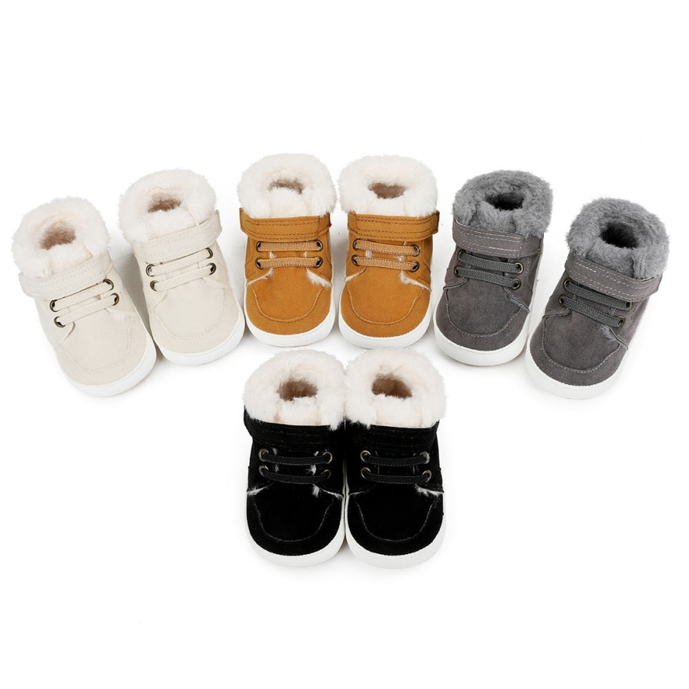 Baby Boys Girls High-Top Soft Anti-Slip First Walker childrensterritory