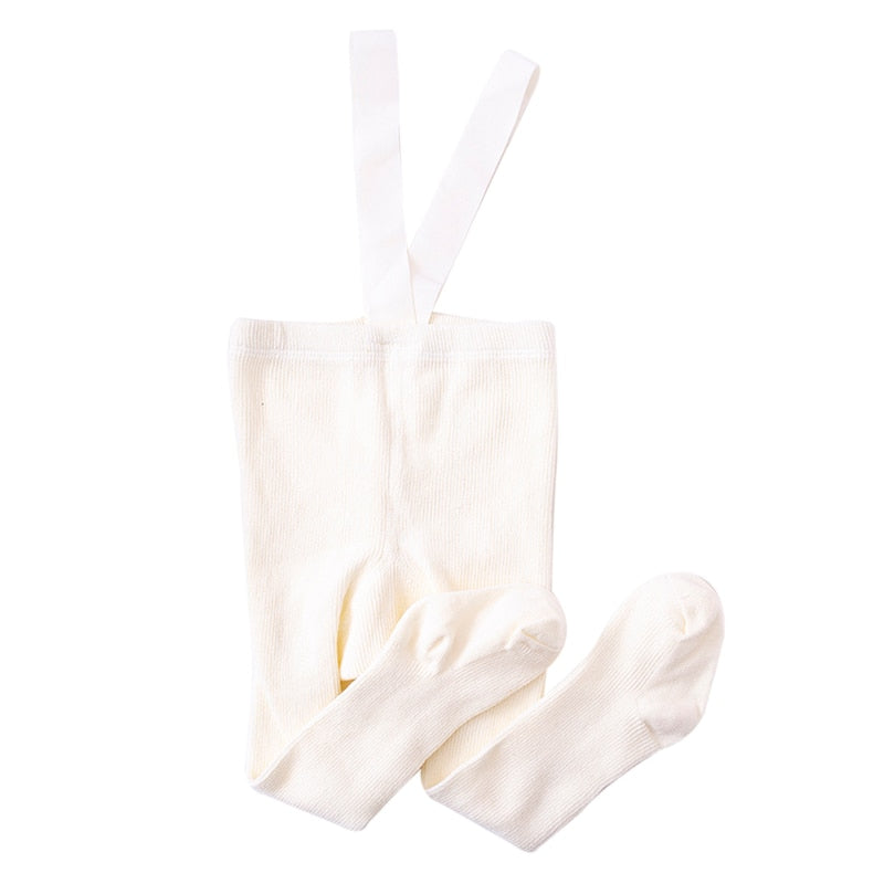 Baby Cotton High Waist Cross Straped Pantyhose/Leggings childrensterritory
