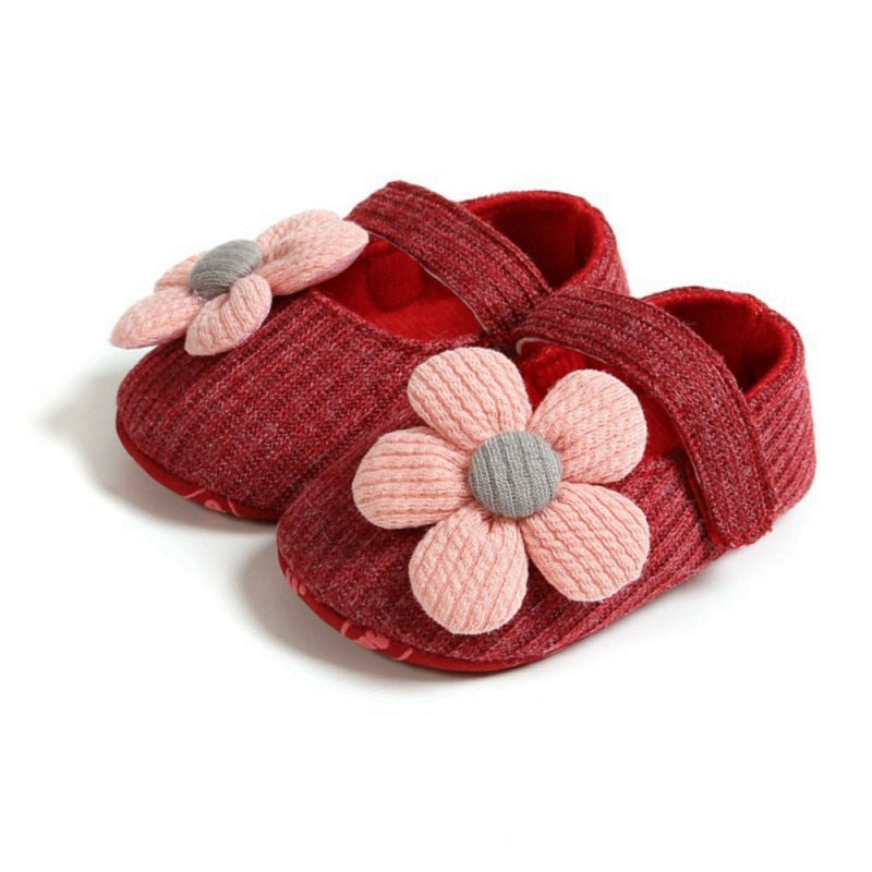 Baby Girl Anti-Slip Bow Sneakers/Princess Shoes childrensterritory
