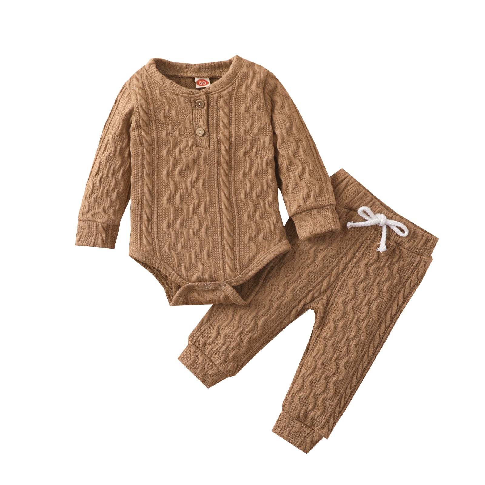 Baby Girl Knitting Romper Tops & Pants Suit childrensterritory