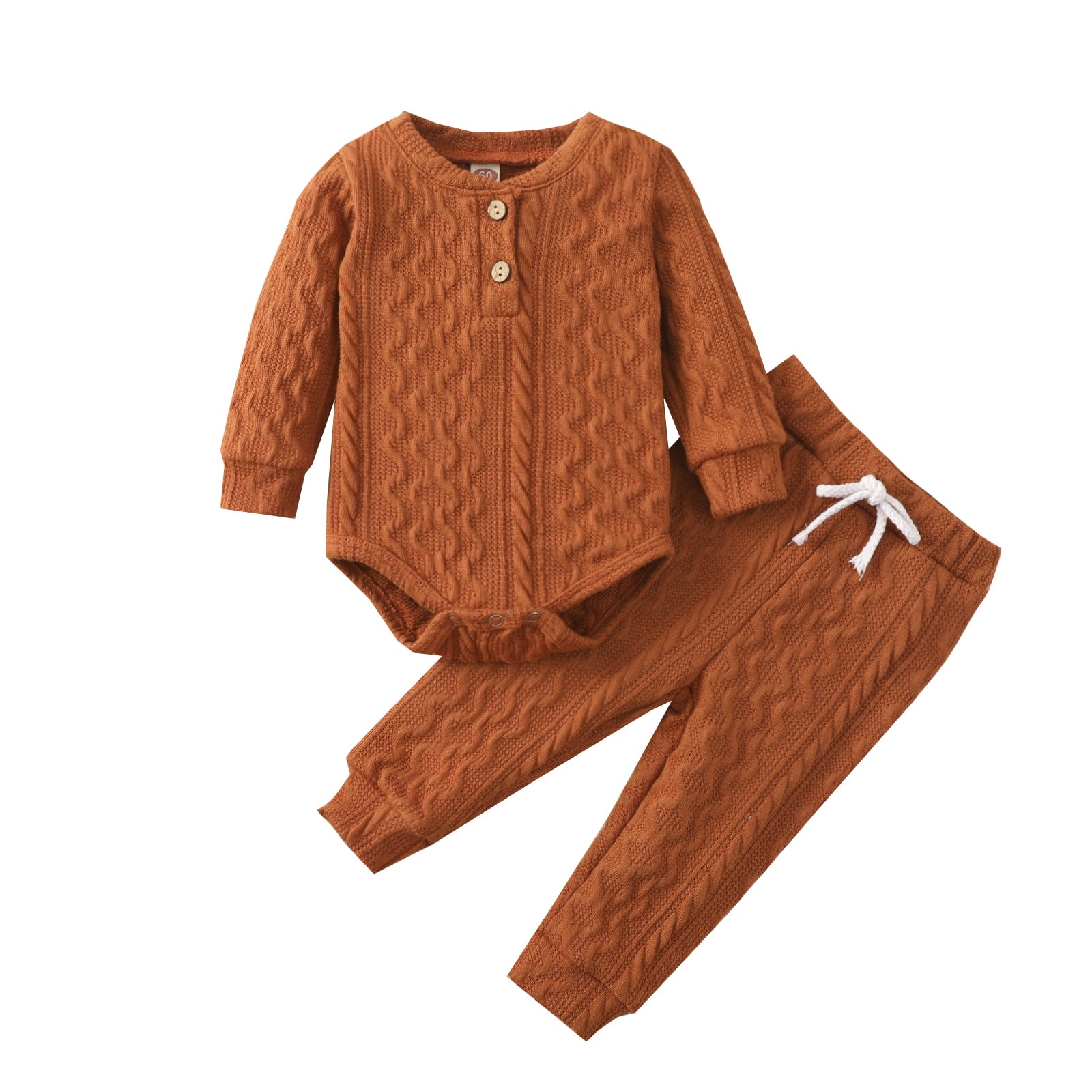 Baby Girl Knitting Romper Tops & Pants Suit childrensterritory