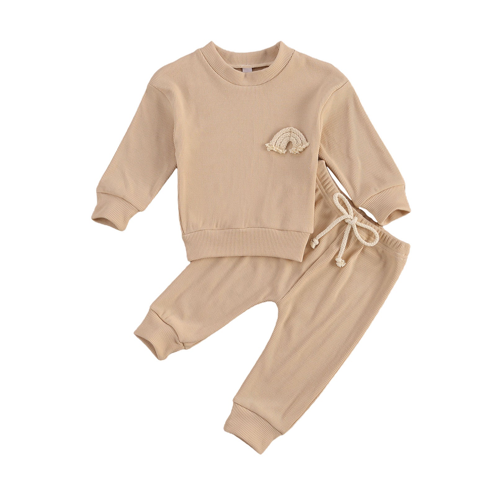 Baby Girls/Boys Solid Color Clothes Set childrensterritory