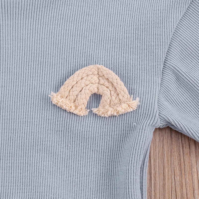Baby Girls/Boys Solid Color Clothes Set childrensterritory
