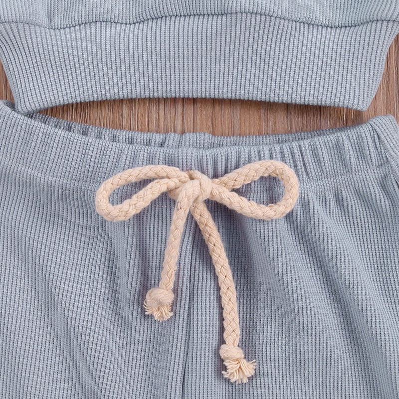 Baby Girls/Boys Solid Color Clothes Set childrensterritory