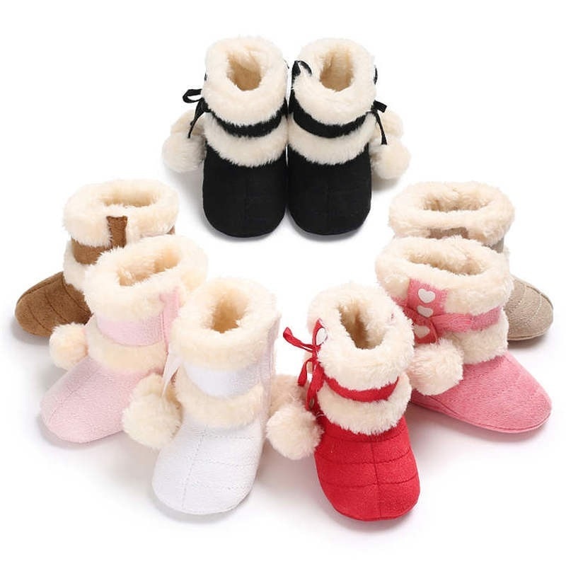 Baby Warm Soft Rubber Sole Snow Boots childrensterritory
