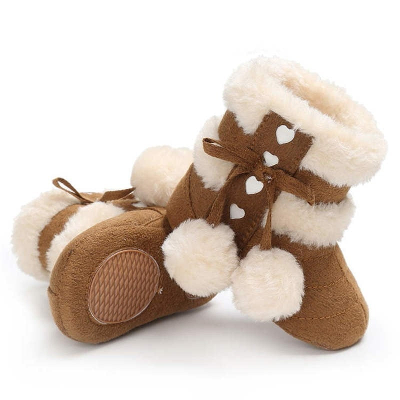 Baby Warm Soft Rubber Sole Snow Boots childrensterritory