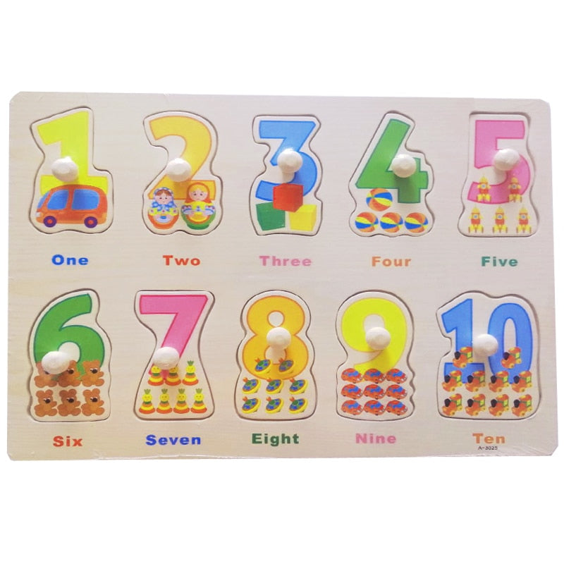 Baby/Kids Educational Wood Puzzles/Montessori Toys childrensterritory