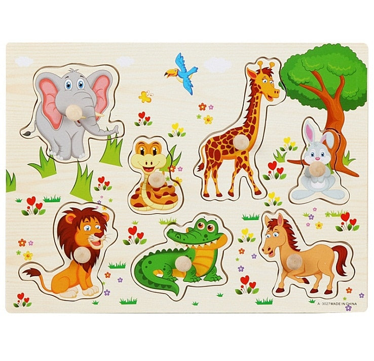 Baby/Kids Educational Wood Puzzles/Montessori Toys childrensterritory