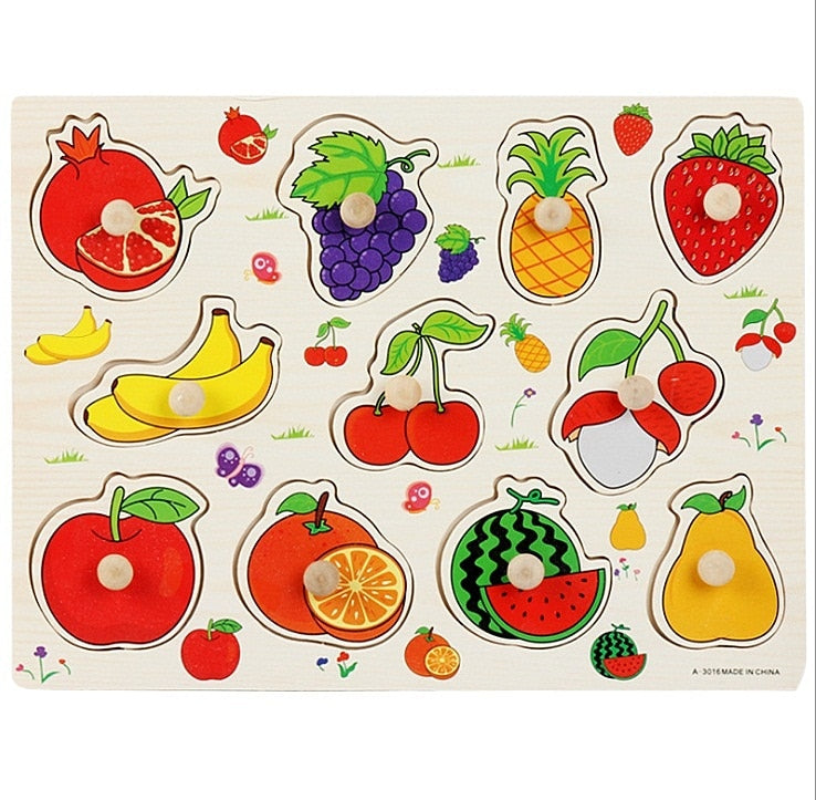 Baby/Kids Educational Wood Puzzles/Montessori Toys childrensterritory