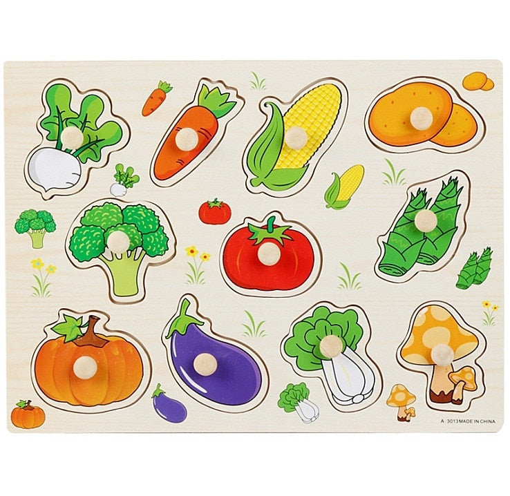 Baby/Kids Educational Wood Puzzles/Montessori Toys childrensterritory