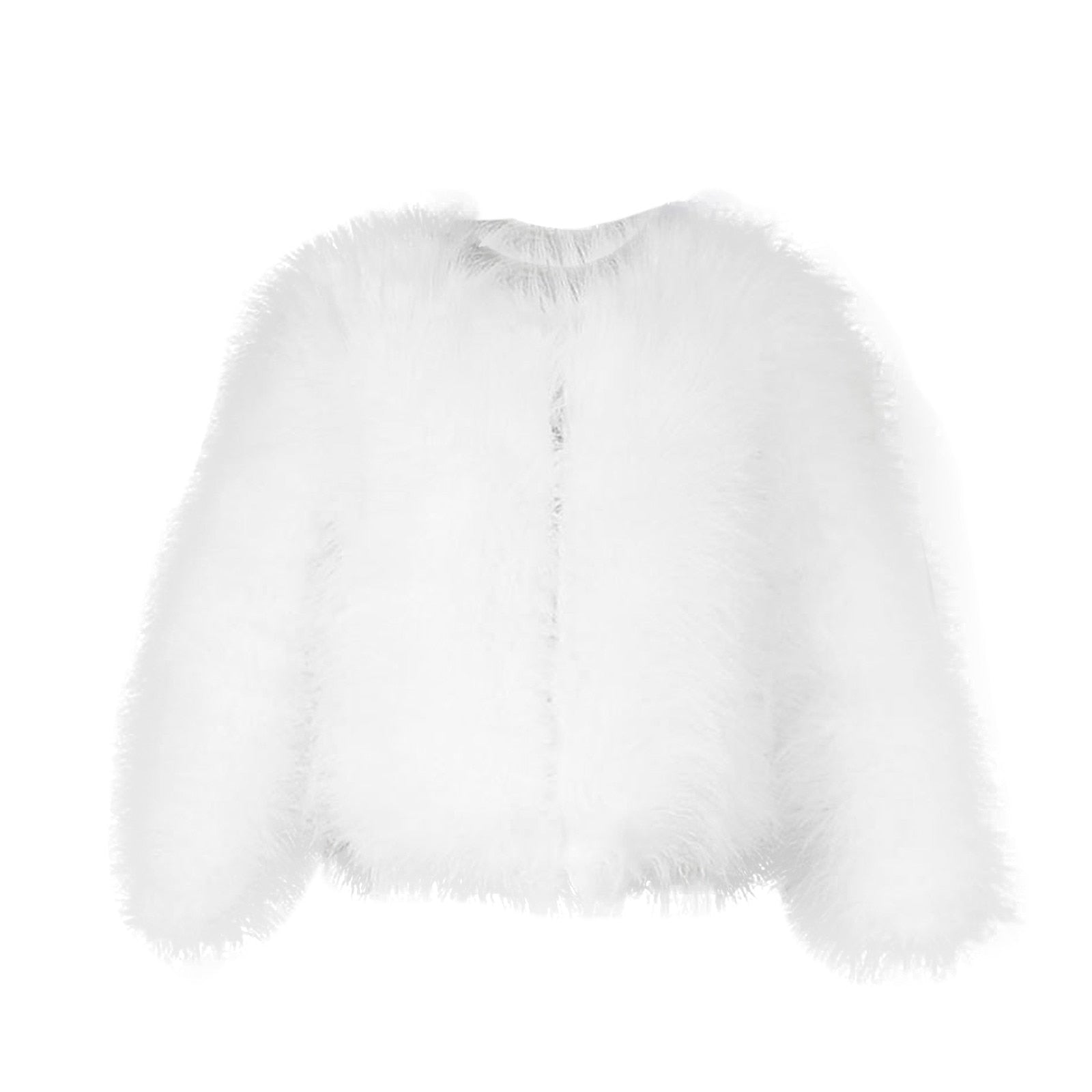 Baby/Kids Girls Fleece Fur Long Sleeve Warm Coat childrensterritory