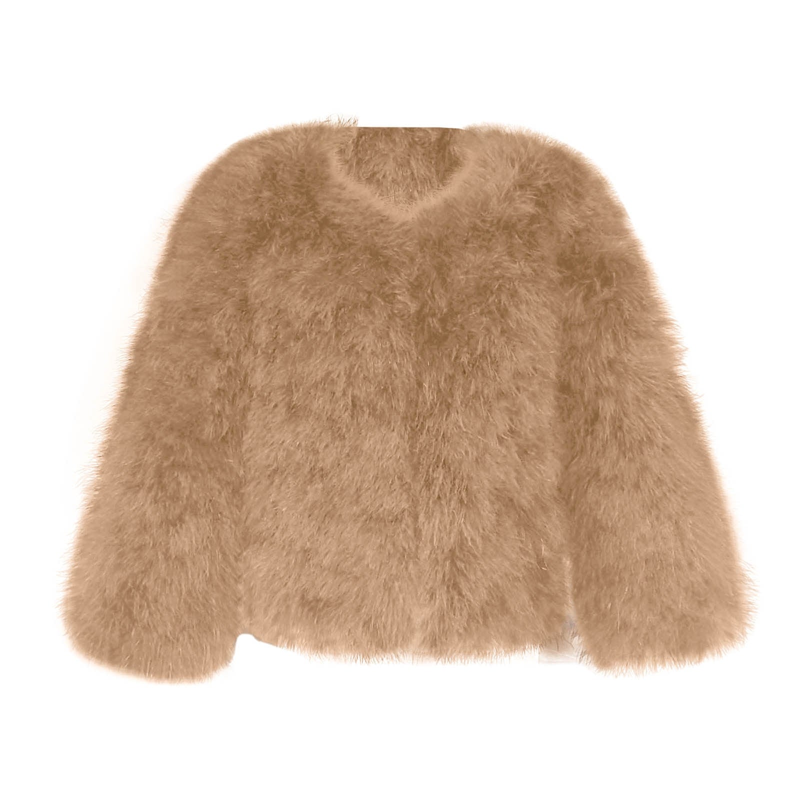 Baby/Kids Girls Fleece Fur Long Sleeve Warm Coat childrensterritory