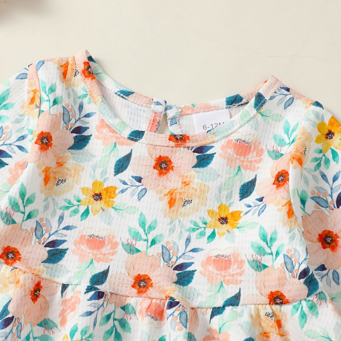 Baby/Kids Girls Ruffle Tops+Denim Pants 2pcs Set childrensterritory