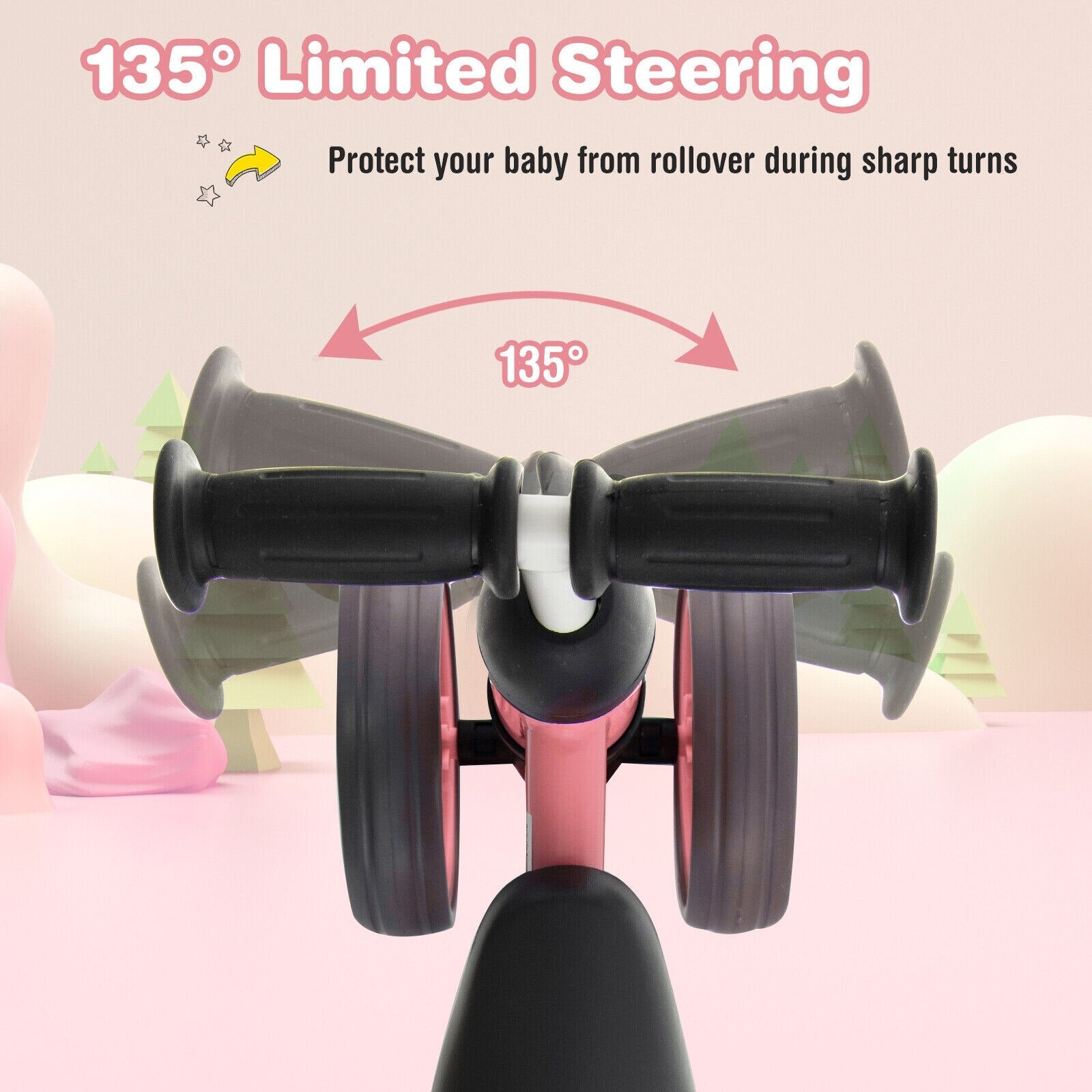 Baby/Toddler Balance Riding Toys w/ 4 Wheels childrensterritory