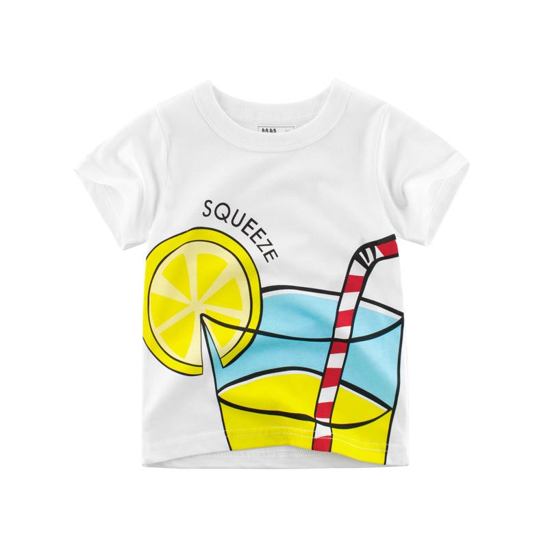 Cartoon Animal Print Kids Summer T-shirt/Tees for Girls/Boys childrensterritory
