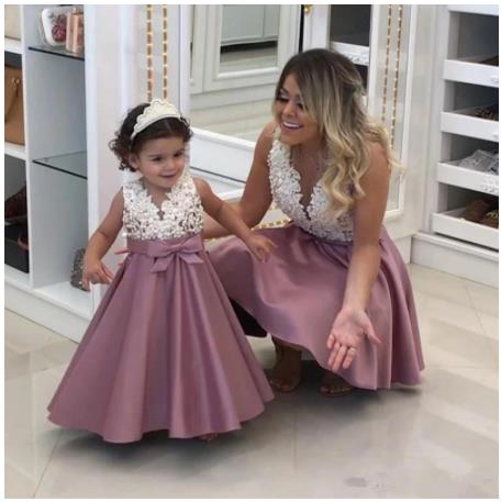 Mother Daughter Matching Pageant Dresses/Gown childrensterritory