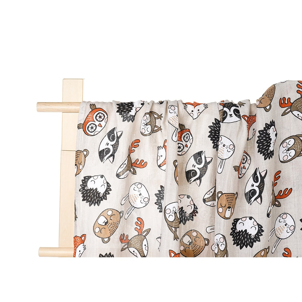 Printed Muslin Swaddle/Blanket for Baby childrensterritory