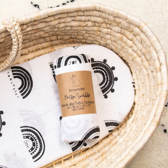 Printed Muslin Swaddle/Blanket for Baby childrensterritory